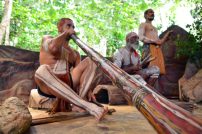Australian,Aboriginal,Men,Play,Aboriginal,Music,On,Didgeridoo,And,Wooden Australian,Aboriginal,Men,Play,Aboriginal,Music,On,Didgeridoo,And,Wooden